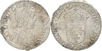 Frankreich 1/2 Écu à la mèche longue Louis XIV, Rennes, Silber, SS+ -