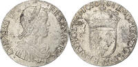 Frankreich 1/2 Écu à la mèche longue Louis XIV, Bayonne, Silber, SS -