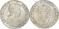 Frankreich 1/2 Écu à la mèche longue Louis XIV, Bayonne, Silber, SS -