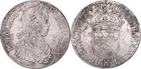Frankreich Ecu Louis XIV, Écu à la mèche longue, Bordeaux, Silber -