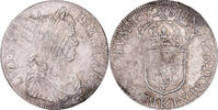 Frankreich Ecu Louis XIV, Écu à la mèche longue, Bordeaux, Silber -
