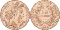 Frankreich 10 Francs 1896 A Cérès, Paris, Gold, SS+, Gadoury:1016, KM:830