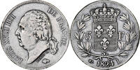 Frankreich 5 Francs Louis XVIII, Bayonne, Silber, SS, Gadoury:614 -