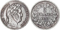 Frankreich 5 Francs Louis Philippe I, Lille, Silber, SS, Gadoury:678 -