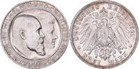 Deutsch Staaten 3 Mark WURTTEMBERG, Wilhelm II, Freudenstadt, Silber -