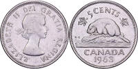 Kanada 5 Cents Elizabeth II, Royal Canadian Mint, Nickel, VZ, KM:57 -
