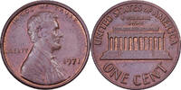 Vereinigte Staaten Cent Lincoln, U.S. Mint, Messing, SS+, KM:201 -
