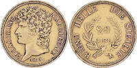 Italien Staaten 20 Lire 1813 NAPLES, Joachim Murat, Gold, SS, Gadoury:IT 55