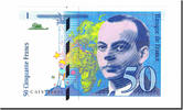 Frankreich 50 Francs St Exupéry, UNZ, Fayette:73.1c, KM:157Ab -
