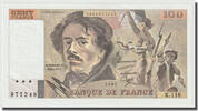 Frankreich 100 Francs Delacroix, UNZ, Fayette:69.11, KM:154c -