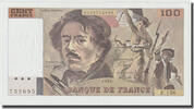 Frankreich 100 Francs Delacroix, UNZ, Fayette:69bis.2b, KM:154e -