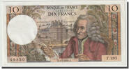 Frankreich 10 Francs Voltaire, 1968-01-04, UNZ-, Fayette:62.31, KM:147c -