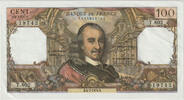100 Francs 1974 Frankreich Corneille, 1974-07-04, UNZ-, Fayette:65.46 UNZ-