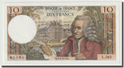 Frankreich 10 Francs Voltaire, 1970-02-05, UNZ, Fayette:62.42, KM:147c -