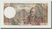 Frankreich 10 Francs Voltaire, 1972-06-01, UNZ-, Fayette:62.56, KM:147d -
