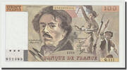 Frankreich 100 Francs Delacroix, UNZ, Fayette:69.10, KM:154b -