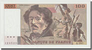 Frankreich 100 Francs Delacroix, UNZ-, Fayette:69ter.1b, KM:154h -