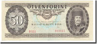 Ungarn 50 Forint Geldschein, 1989-01-10, KM:170h, UNZ- -