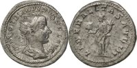 Antoninianus Münze, Gordian III, VZ, Billon, Cohen:145 -