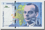 Frankreich 50 Francs St Exupéry, UNZ, Fayette:73.1b, KM:157Aa -