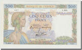 Frankreich 500 Francs La Paix, 1940-07-11, UNZ, Fayette:32.4, KM:95a -