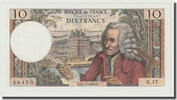 Frankreich 10 Francs Voltaire, 1963-07-11, UNZ, Fayette:62.03, KM:147a -