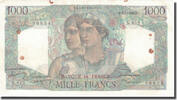 Frankreich 1000 Francs Minerve et Hercule, 1949-11-03, SS -