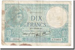 Frankreich 10 Francs Minerve, 1939-10-05, SGE+, Fayette:7.10, KM:84 -