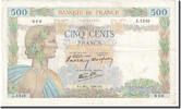 Frankreich 500 Francs La Paix, 1940-11-28, SS, Fayette:32.09, KM:95a -