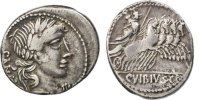 Denarius Vibia, Silber, SS+, Babelon:1 -
