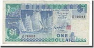 Singapur 1 Dollar Geldschein, Undated (1987), KM:18a, SS -