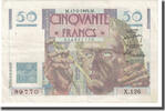 Frankreich 50 Francs Le Verrier, 1949-02-17, VZ, Fayette:20.11, KM:127b -