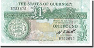 1 Pound (1980-89) Guernsey Geldschein, undated (1980-89), KM:48a, UNZ- UNZ-
