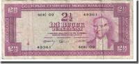 Türkei 2 1/2 Lira Geldschein, 1955-01-03, KM:151a, S -