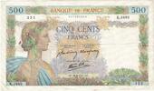 Frankreich 500 Francs La Paix, 1941-08-28, S+, Fayette:32.21, KM:95b -
