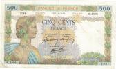 Frankreich 500 Francs La Paix, 1941-08-28, SS, Fayette:32.21, KM:95b -