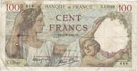 Frankreich 100 Francs Sully, 1940-08-01, S, Fayette:26.34, KM:94 -
