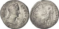 Denarius Münze, Sabina, SS, Silber, Cohen:12 -