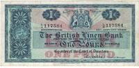 Scotland 1 Pound Geldschein, 1966-01-25, KM:166c, SS -
