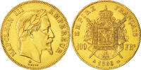 Frankreich 100 Francs 1866 A Münze, Napoleon III, Napoléon III, Paris, SS+