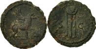 Quadrans Münze, Antoninus Pius, Roma, S+, Bronze, RIC:27 -