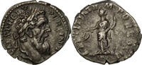 Denarius 193 Rome Münze, Pertinax, Roma, Rare, SS, Silber, RIC:4a