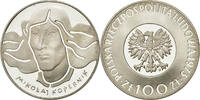 Polen 100 Zlotych Münze, Warsaw, STGL, Silber, KM:68 -