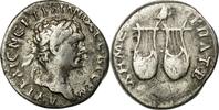 Drachm Münze, Trajan, Masikytes, SS, Silber, BMC:11 -