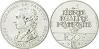 Frankreich 100 Francs Münze, Paris, SS+, Silber, KM:P991a -