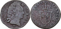 Frankreich Sol d'Aix Louis XV, Aix, Kupfer, SGE+, Gadoury:279 -