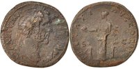 Sesterz Münze, Antoninus Pius, SS, Kupfer, Cohen:621 -