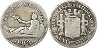 Spanien Peseta Münze, Provisional Government, SGE+, Silber, KM:652 -