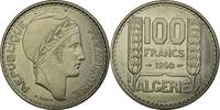 Algeria 100 Francs Münze, Paris, VZ+, Copper-nickel, KM:E3, Lecompte:54 -