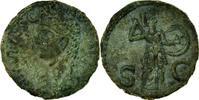 As Münze, Claudius, Rome, Gallic imitation, SS, Bronze, RIC:100 -